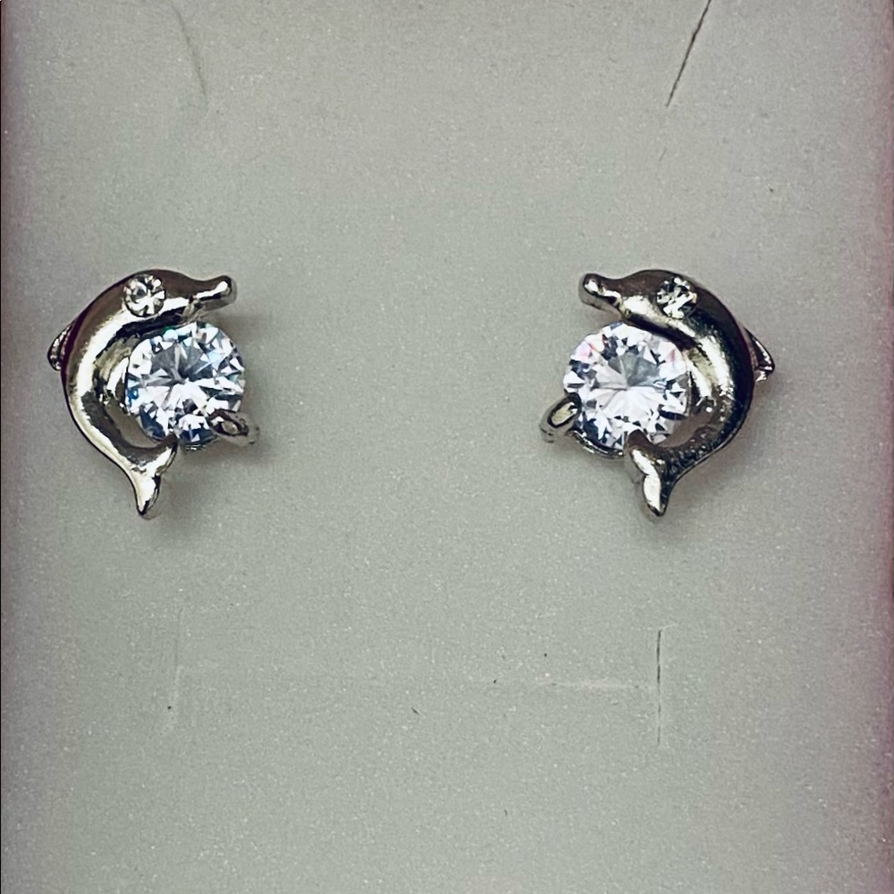 Dolphin earrings - Picture 3 of 5